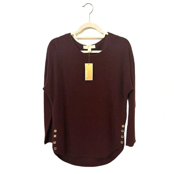 NEW Michael Kors Women’s Small Long Sleeve Top - Picture 1 of 6